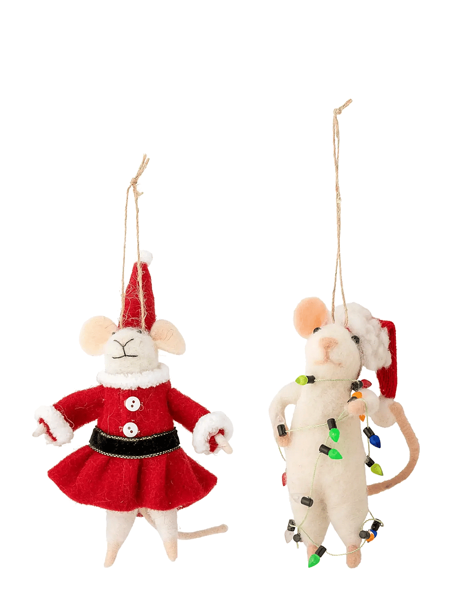 Bloomingville - Peo Ornament - white - 1