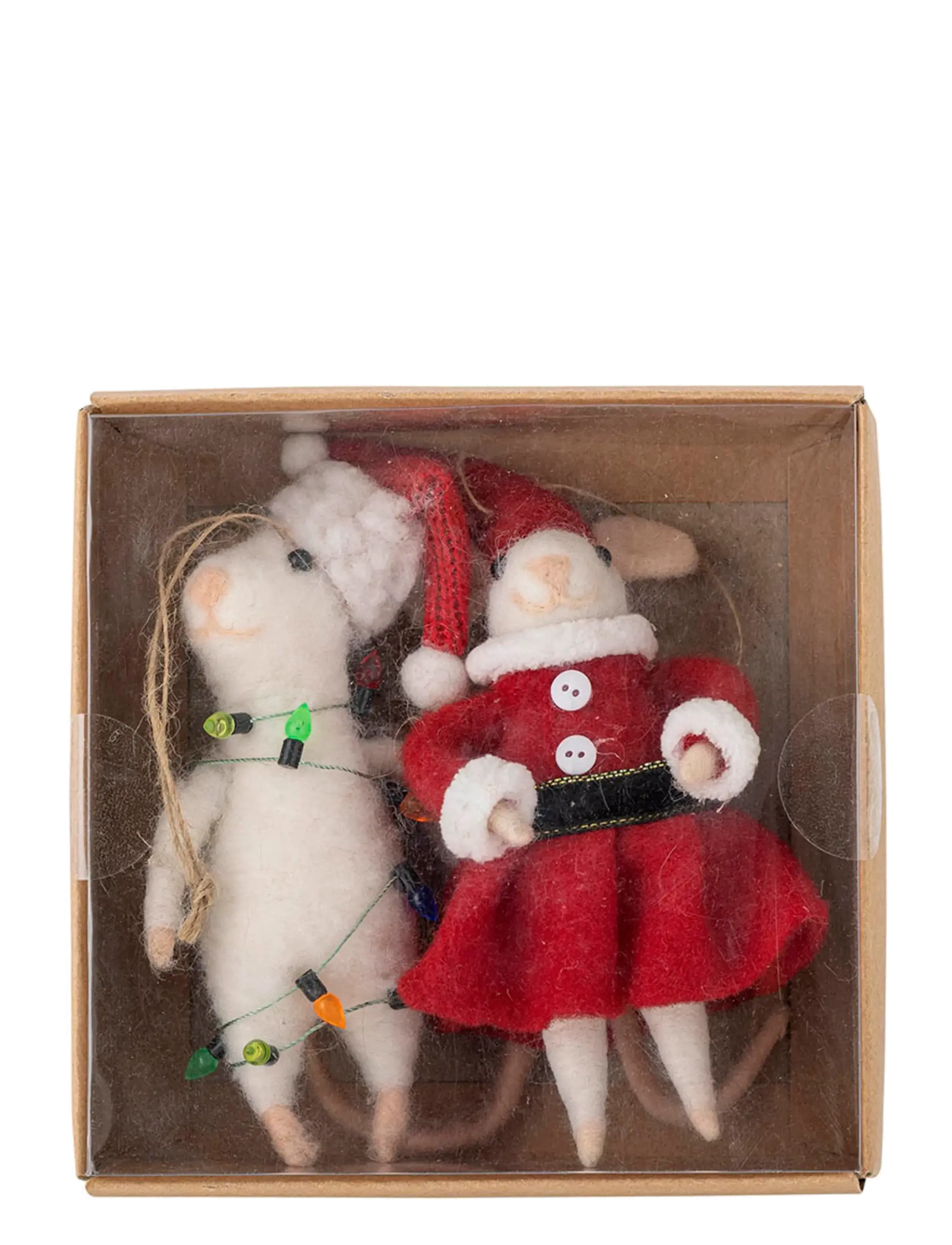 Bloomingville - Peo Ornament - white - 2