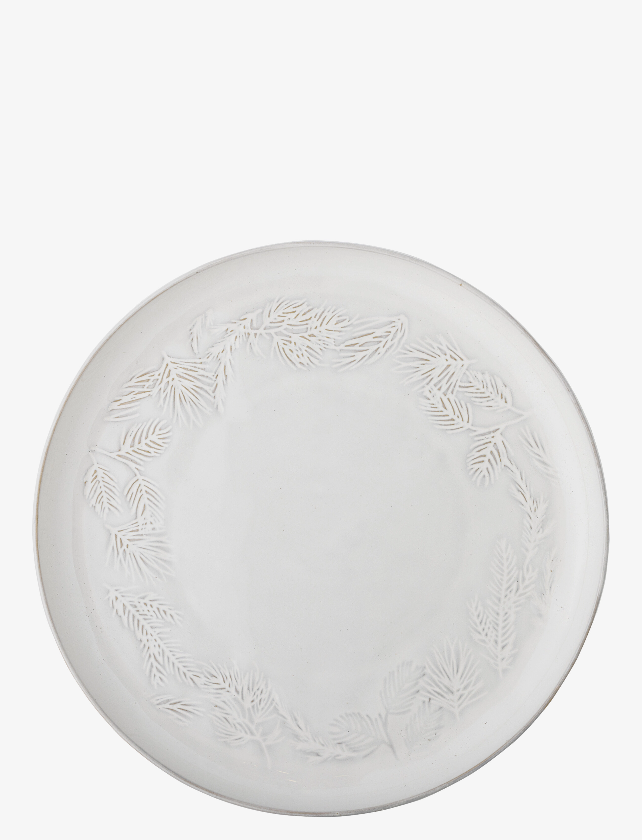 Bloomingville Winter Serving Plate, Serveringsfad, Hvid, Str: ONE SIZE