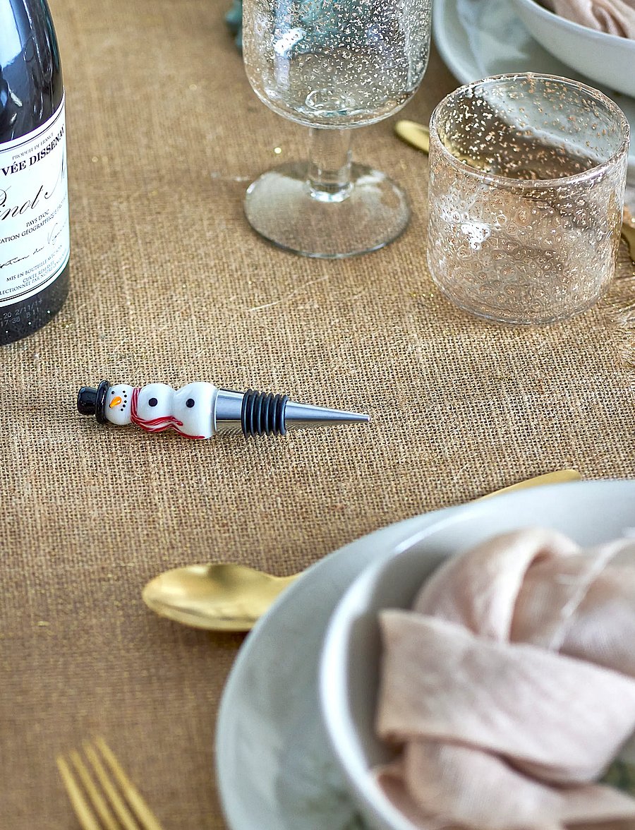 Bloomingville - Lynn Wine Stopper - white - 0
