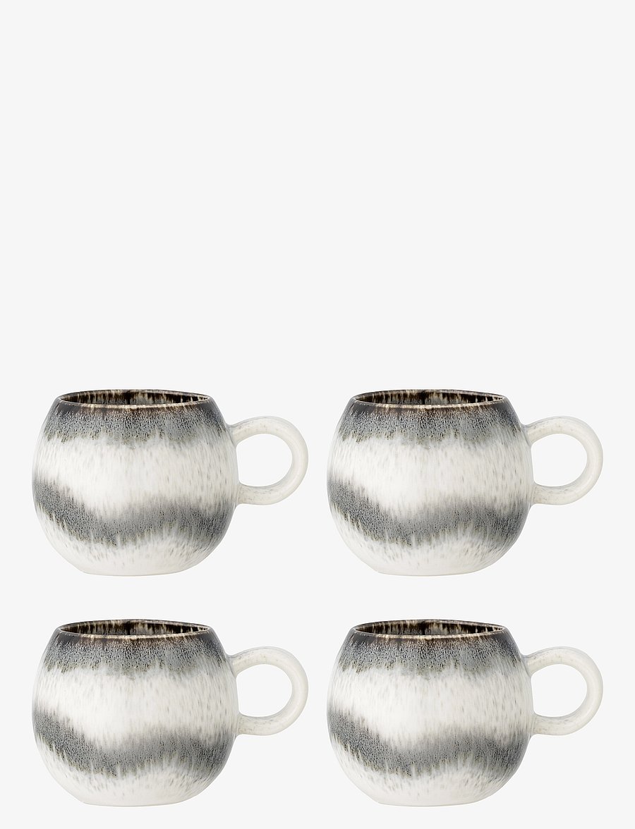 Bloomingville - Paula Cup - kaffetassen - grey - 0