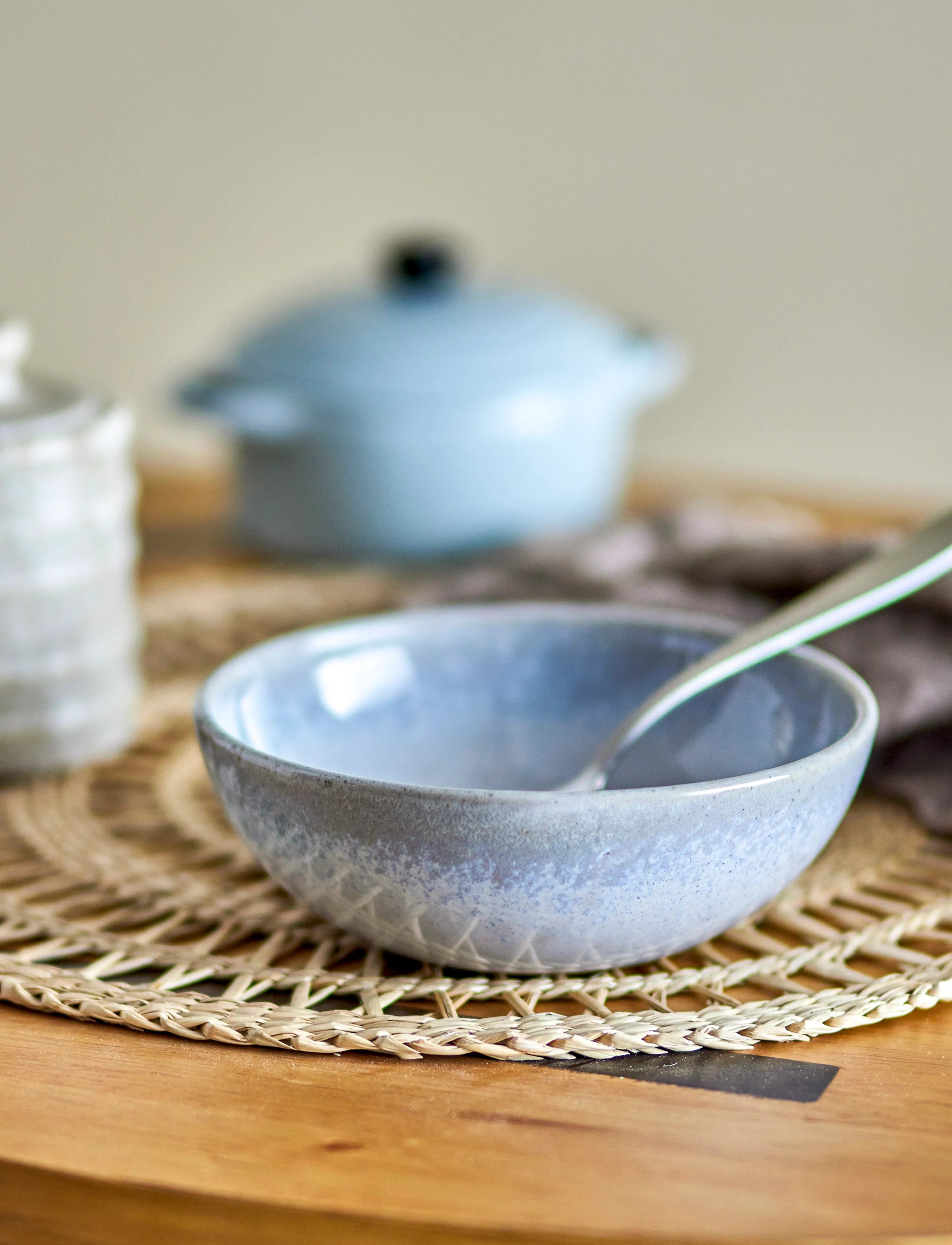 Bloomingville Paula Bowl, 52.5 CL, Bowls, Blau - Breakfast Unisex