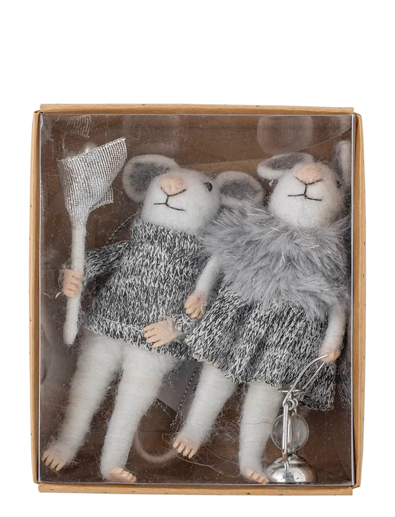 Bloomingville - Peo Ornament - grey - 2