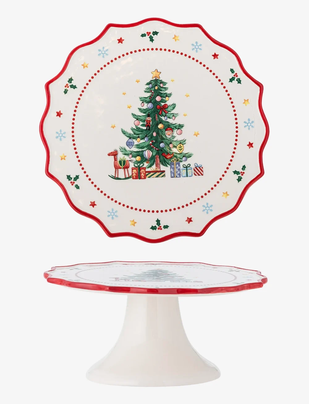 Bloomingville - Naive Cake Tray - Įsigykite pagal kainą - red - 2