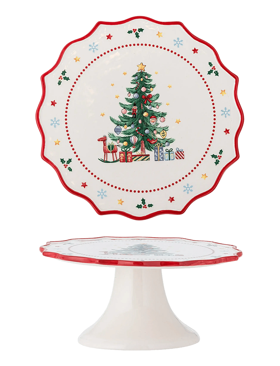 Bloomingville - Naive Cake Tray - kuchenplatten - red - 3