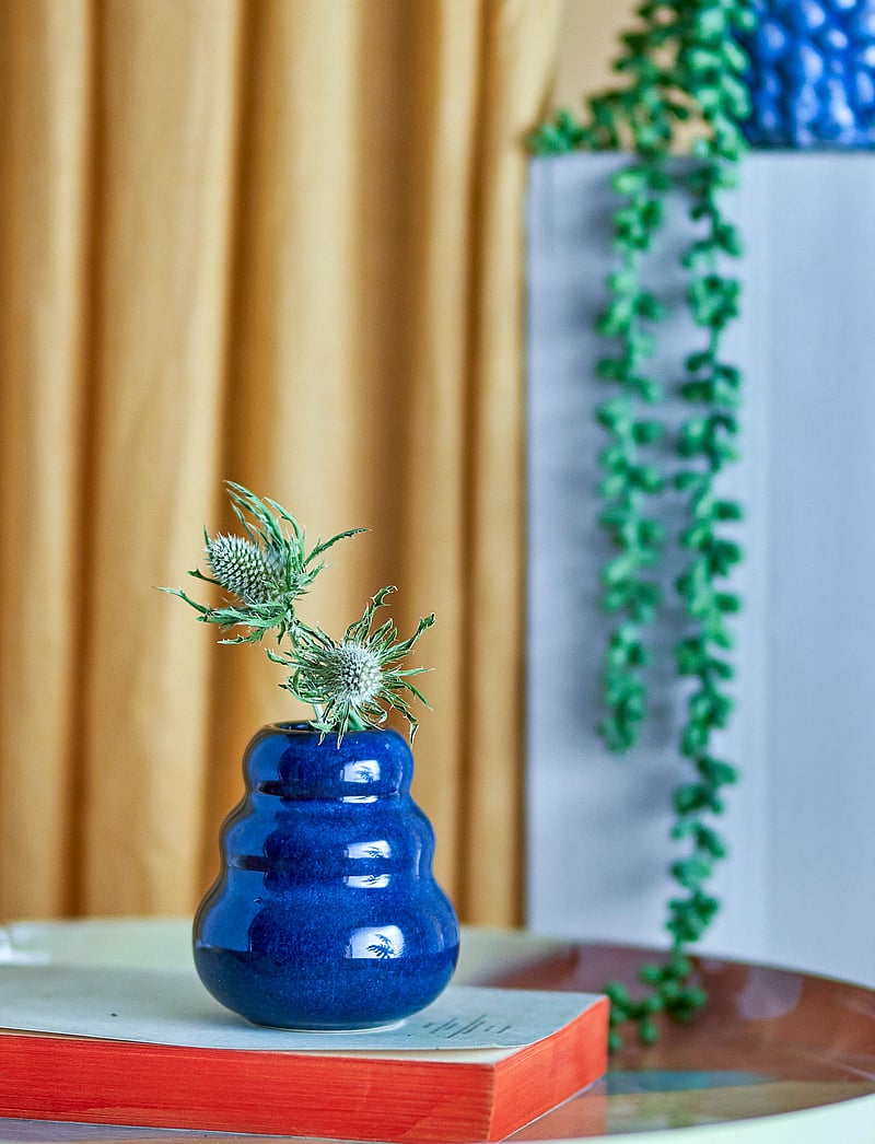 Bloomingville - Faramir Vase - vaasid - blue - 0