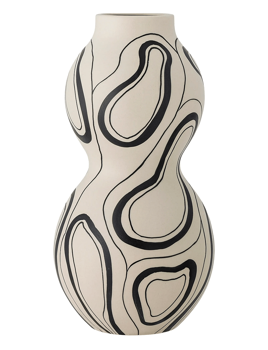Bloomingville - Nicola Vase - geburtstagsgeschenke - black - 0