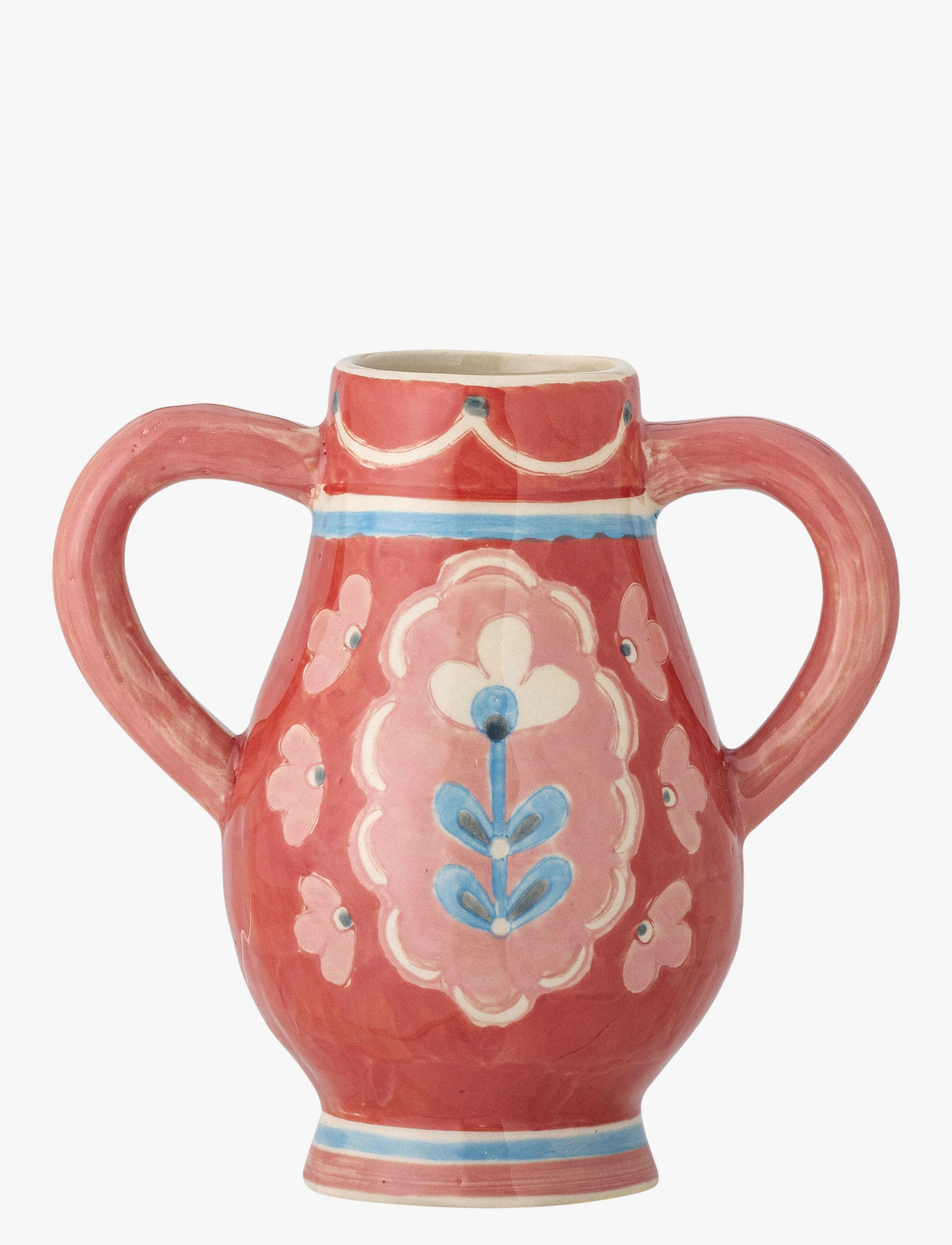 BLOOMINGVILLE Odina Vase Rot - Ø 11 CM - Unisex