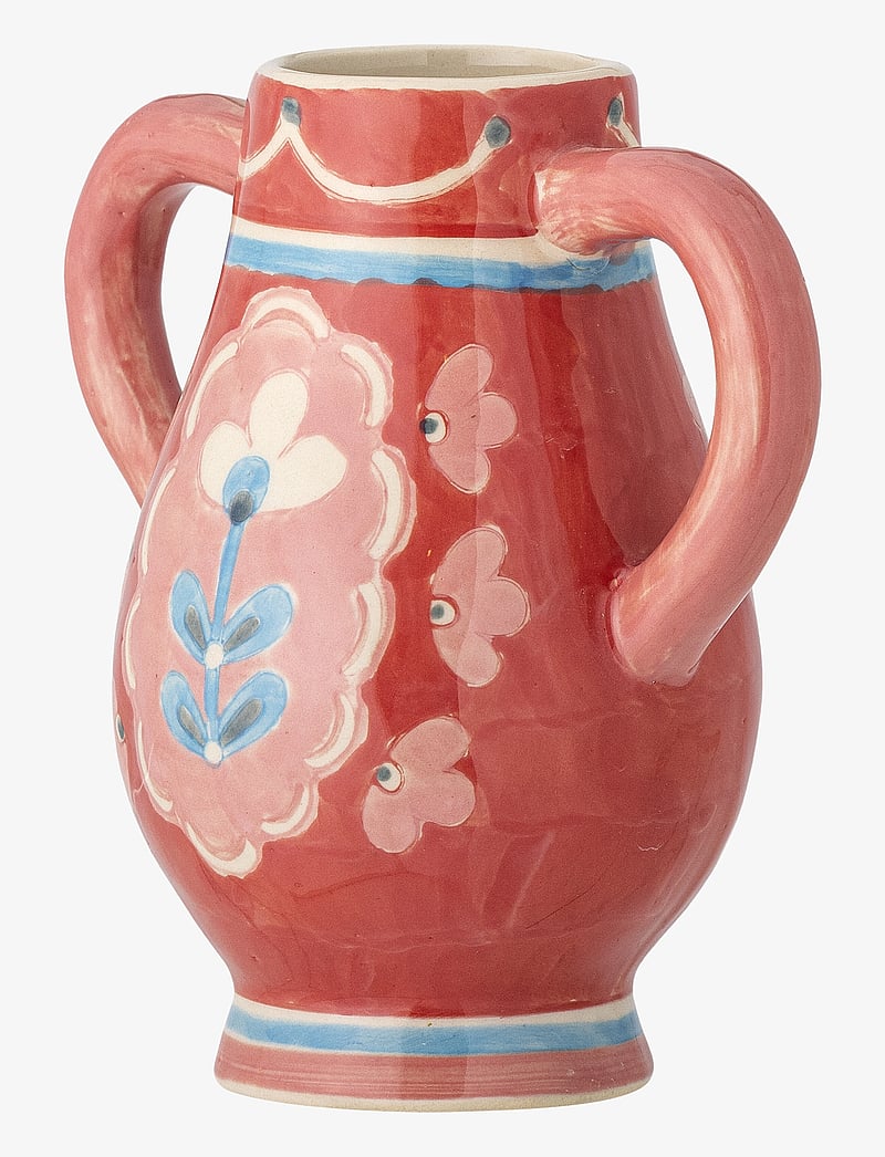 Bloomingville - Odina Vase - vasen - red - 1