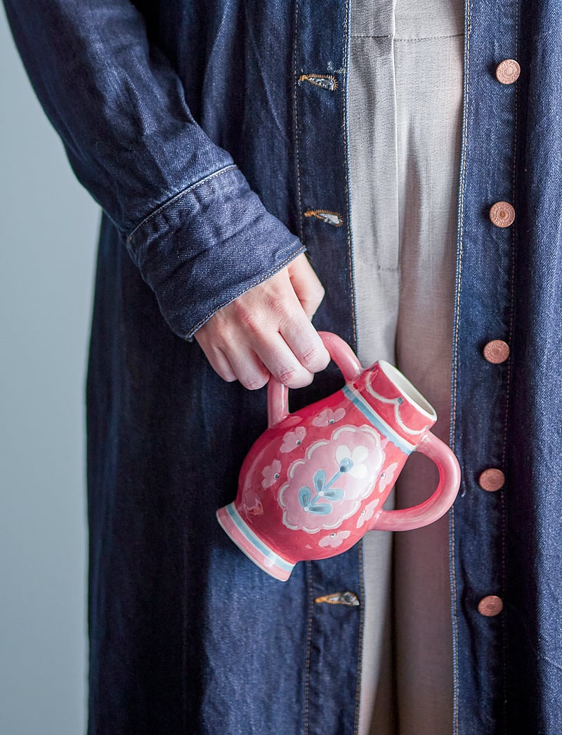 Bloomingville - Odina Vase - vasen - red - 3