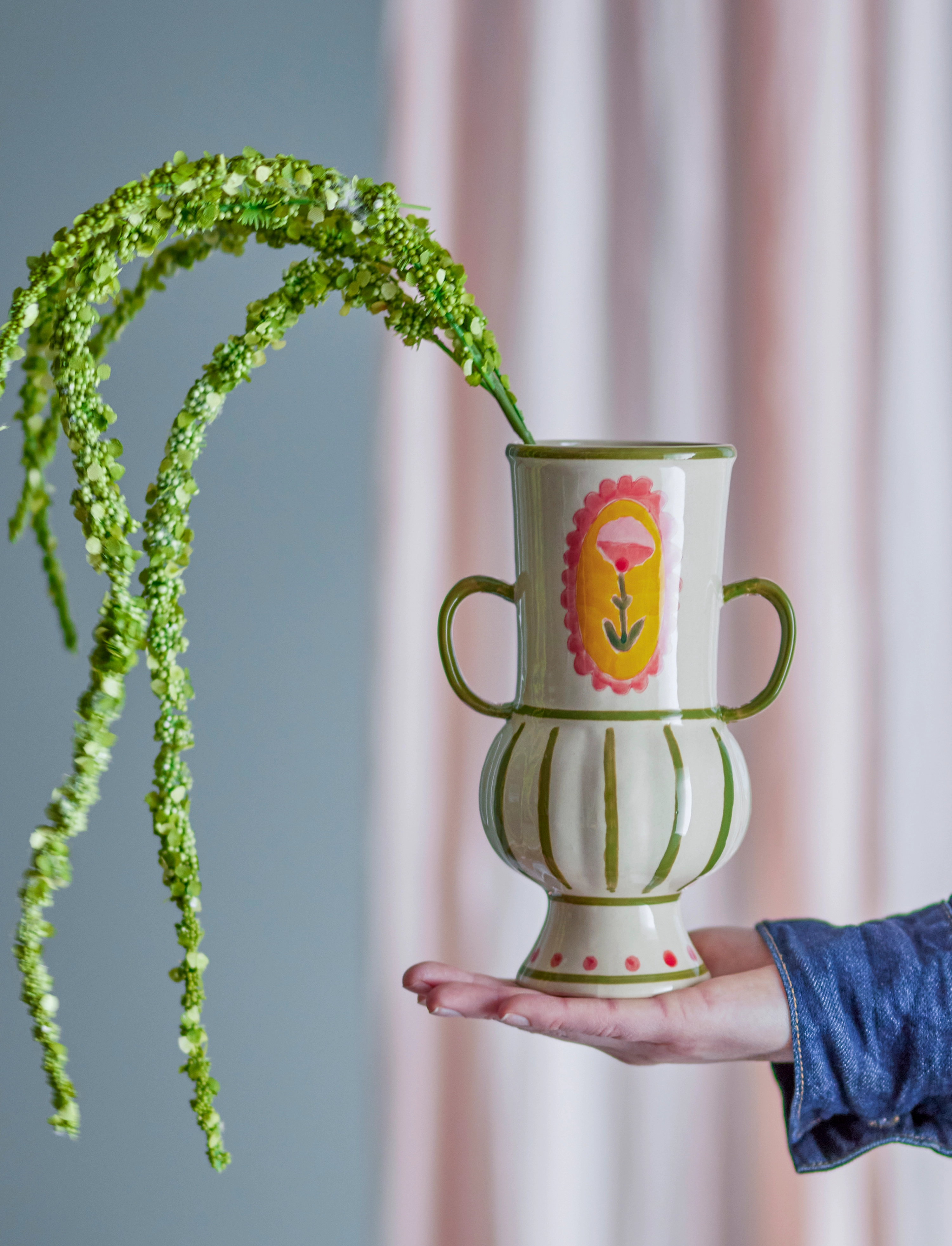 Bloomingville - Odina Vase - vazen - green - 3