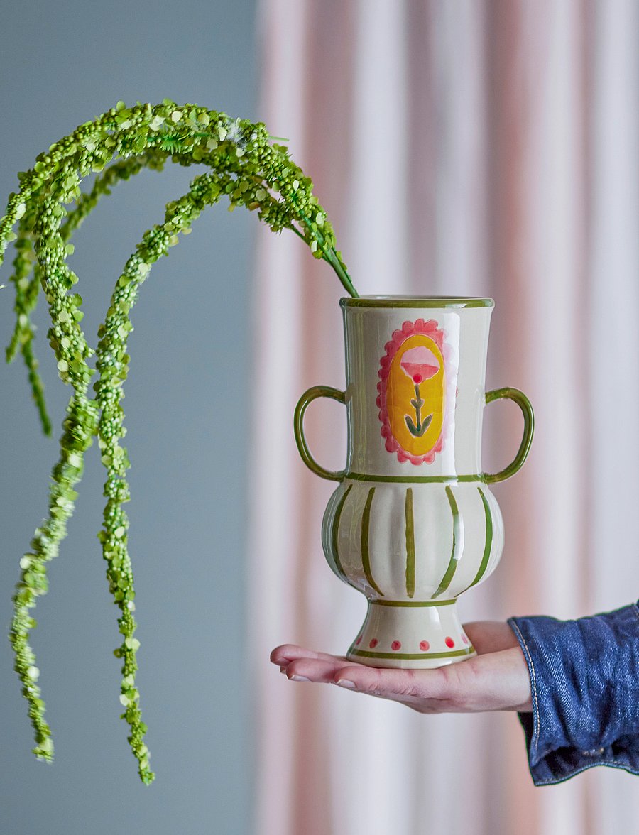 Bloomingville - Odina Vase - vasen - green - 3