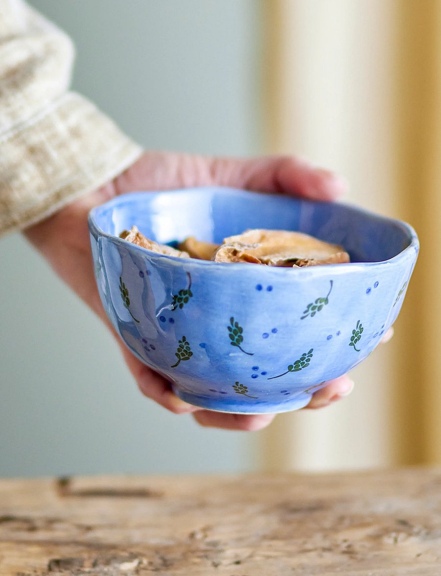 Bloomingville - Pippine Bowl - serveerimisnõud - blue - 0