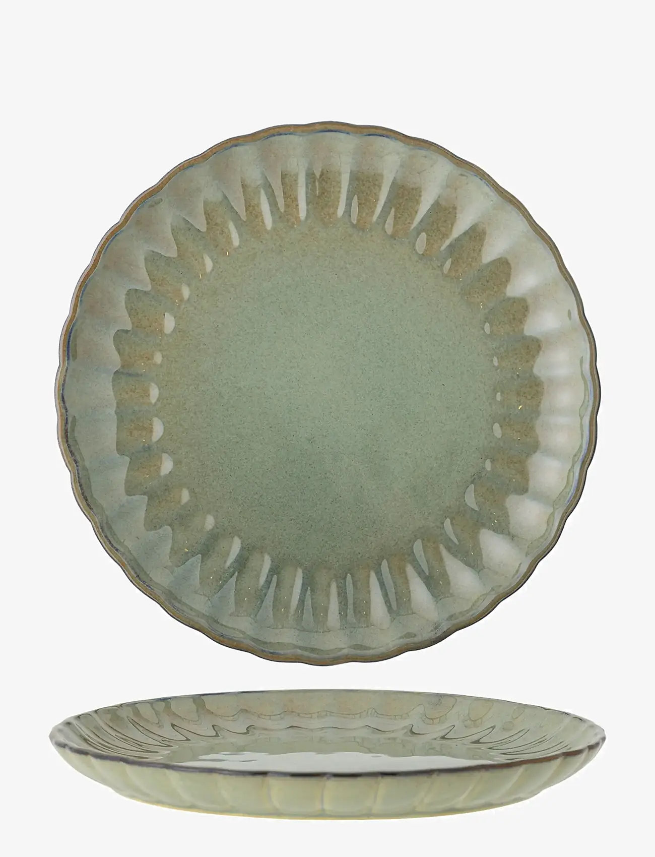 Bloomingville - Latina Plate - dinner plates - green - 1