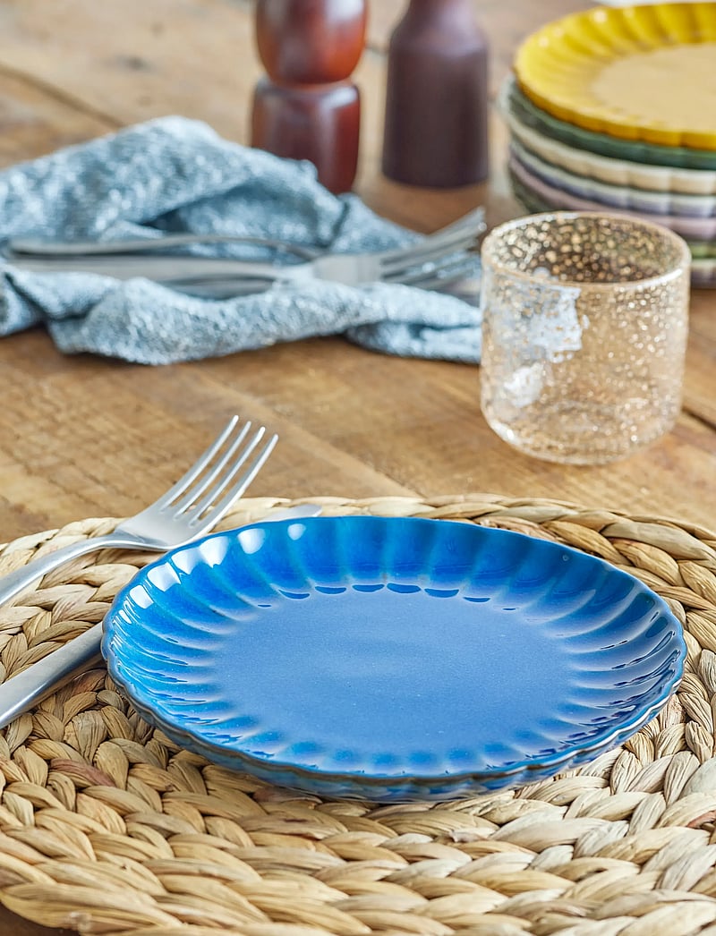 Bloomingville - Latina Plate - speiseteller - blue - 4
