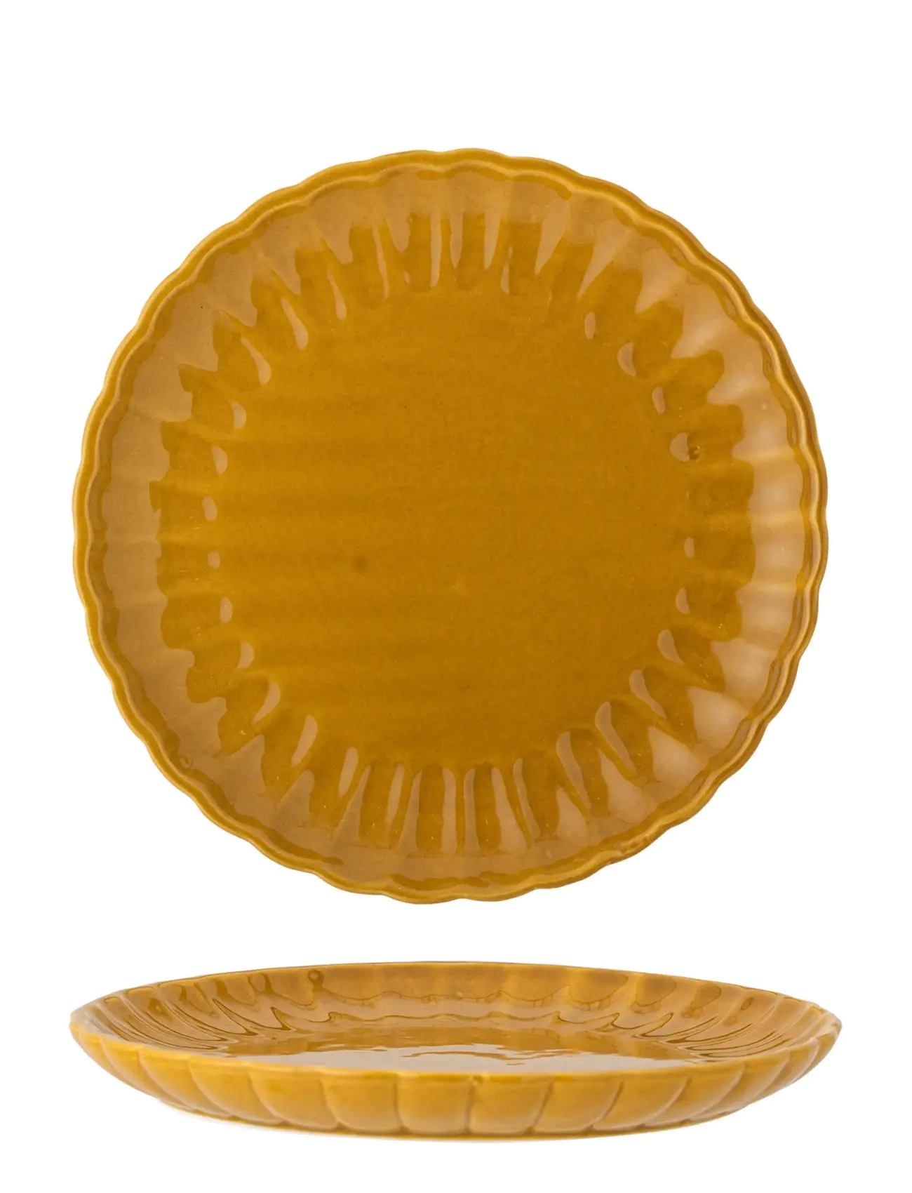 Bloomingville - Latina Plate - laveste priser - yellow - 1