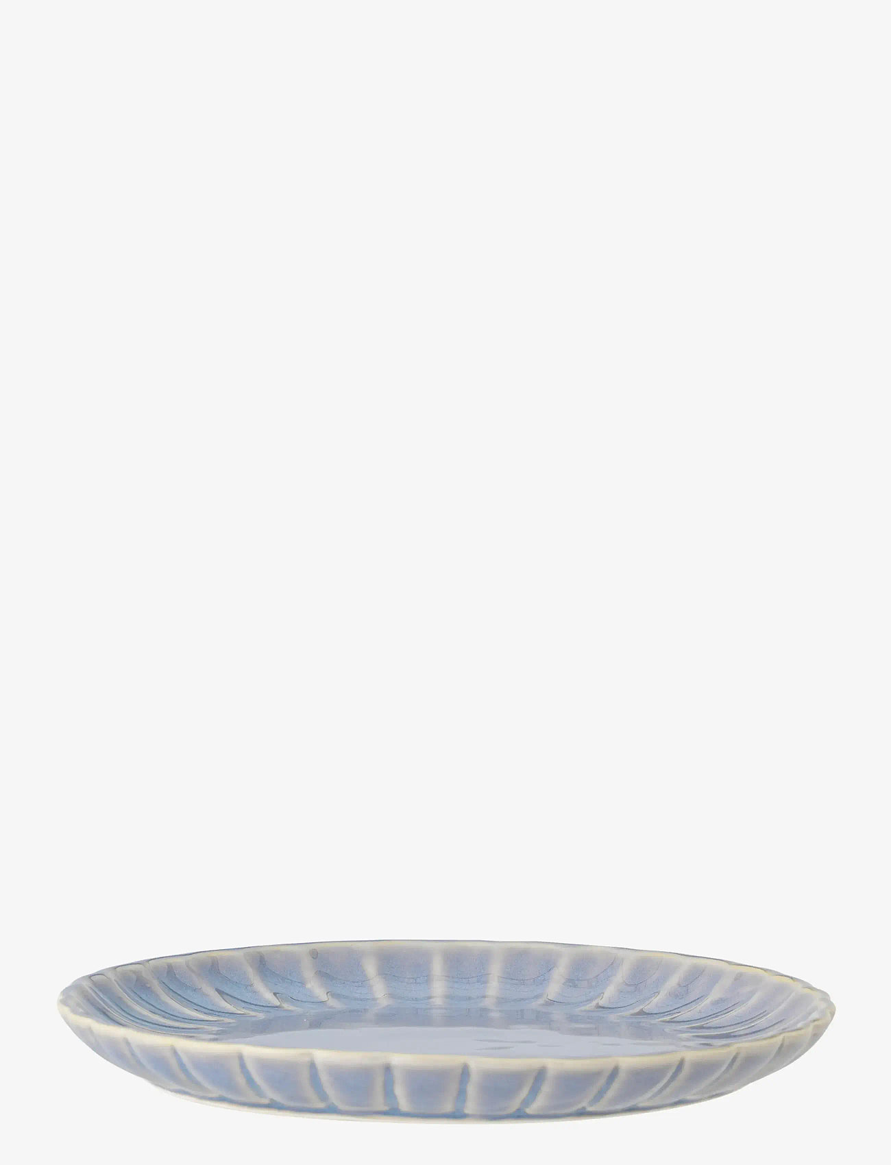 Bloomingville - Latina Plate, Blue, Stoneware - dinner plates - blue - 2