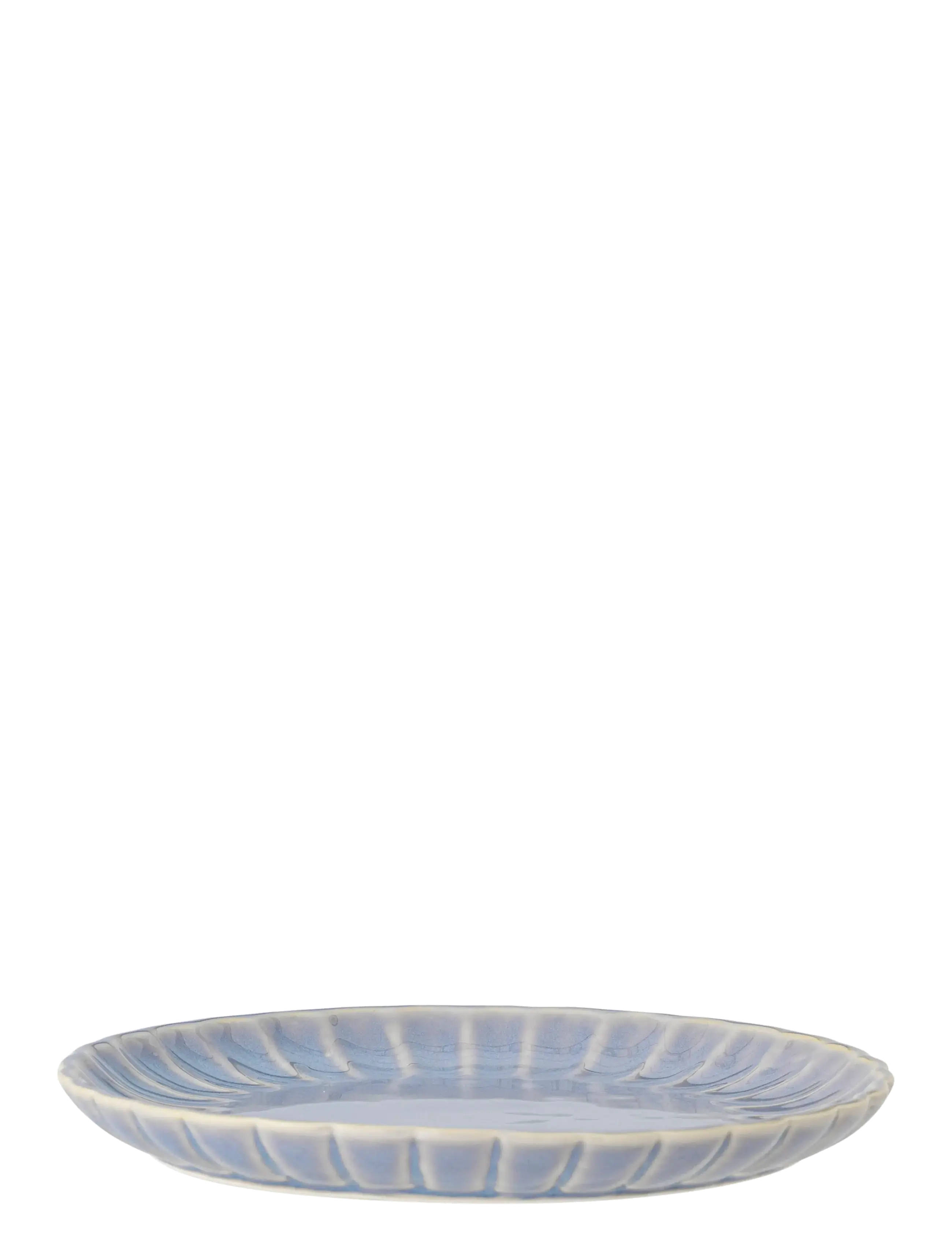 Bloomingville - Latina Plate, Blue, Stoneware - dinner plates - blue - 2