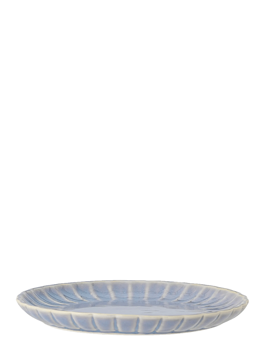 Bloomingville - Latina Plate, Blue, Stoneware - speiseteller - blue - 2