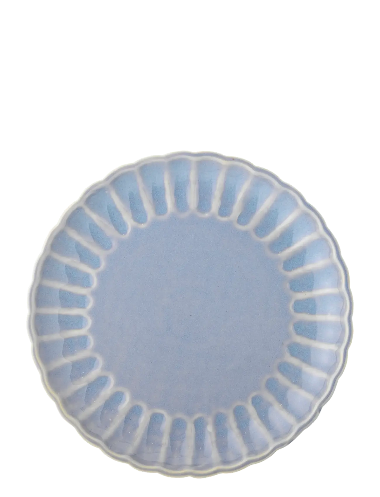Bloomingville - Latina Plate, Blue, Stoneware - dinner plates - blue - 3