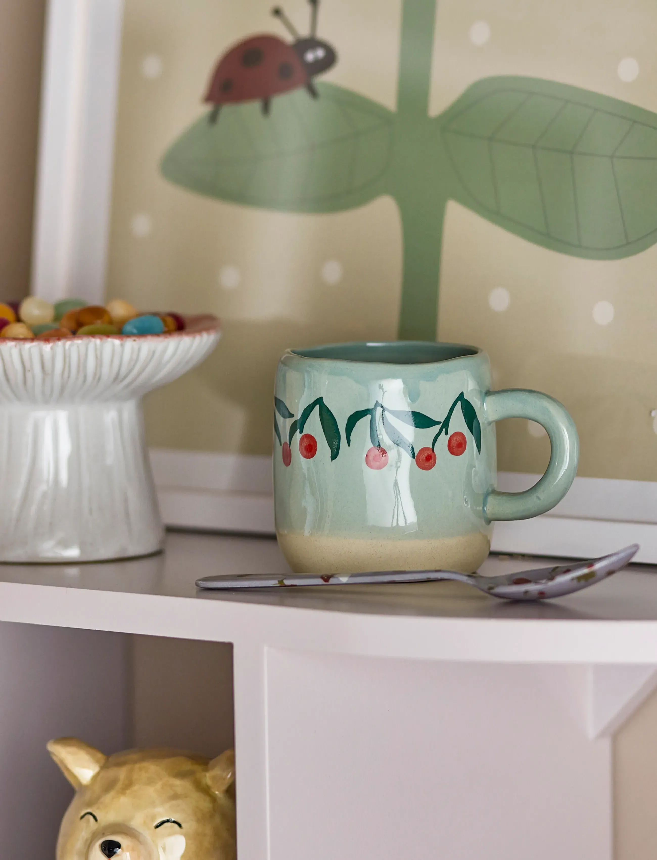 Bloomingville Millie Cup, 11 CL, Cups & Mugs, Blau - Cups, Kinder