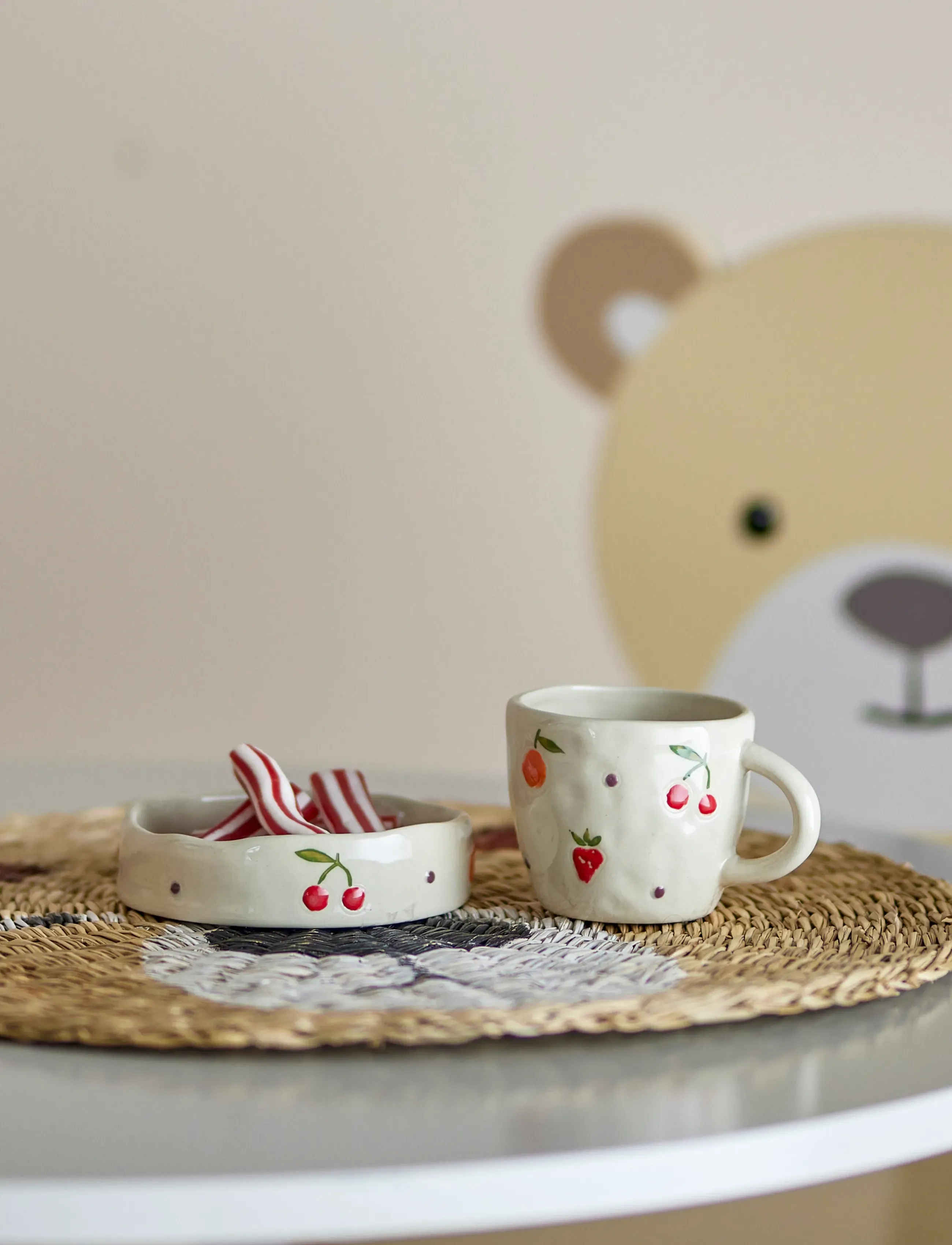 Bloomingville Tatiana Tableware Set, 16 CL, Meal Time, Weiß - Dinner Sets, Kinder
