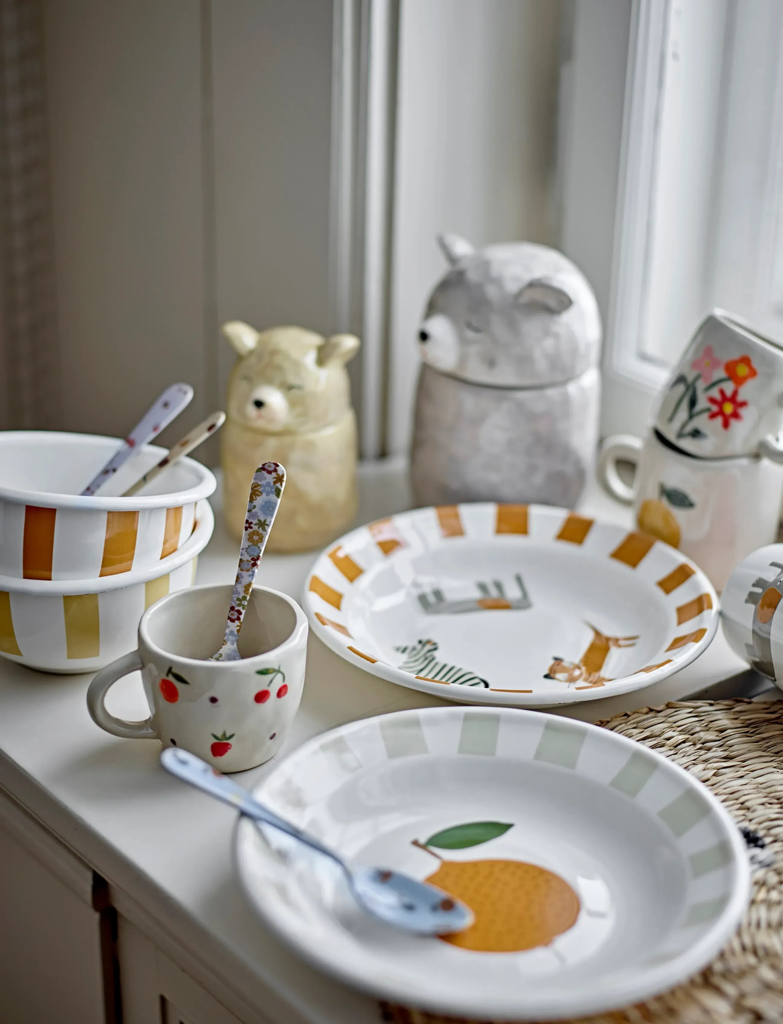 Bloomingville - Tatiana Tableware Set - lowest prices - white - 4