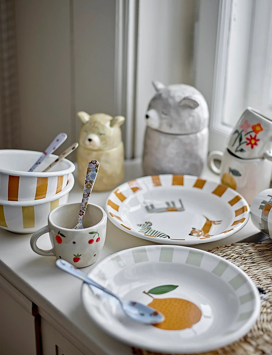 Bloomingville - Tatiana Tableware Set - die niedrigsten preise - white - 4