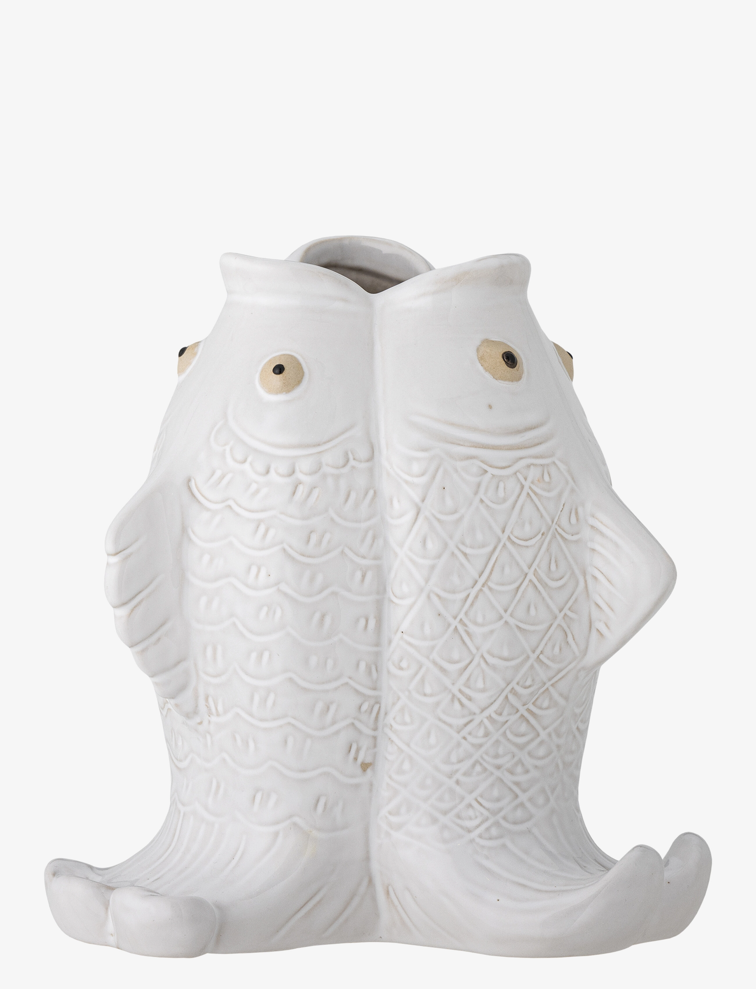 Bloomingville Fili Vase - Confirmation gifts - WHITE / white