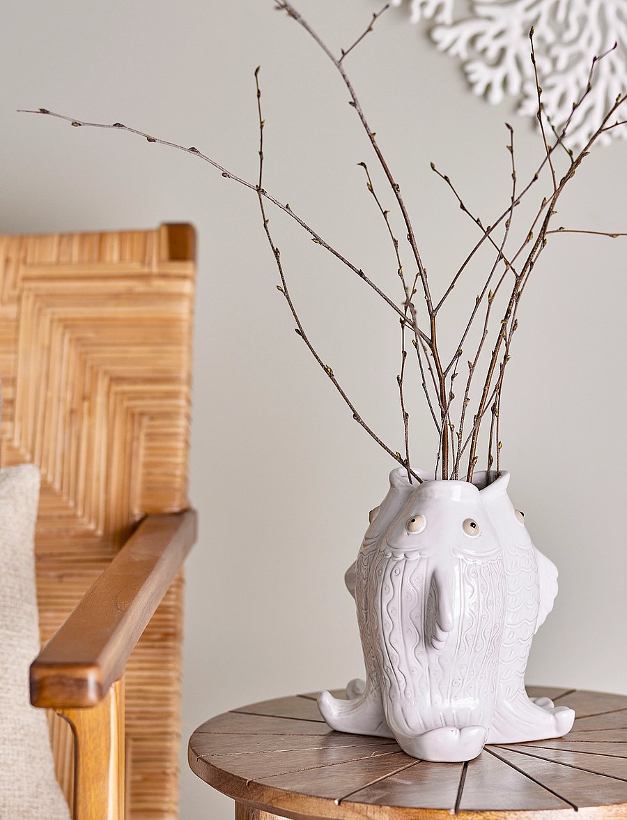 Bloomingville - Fili Vase - vaasid - white - 4