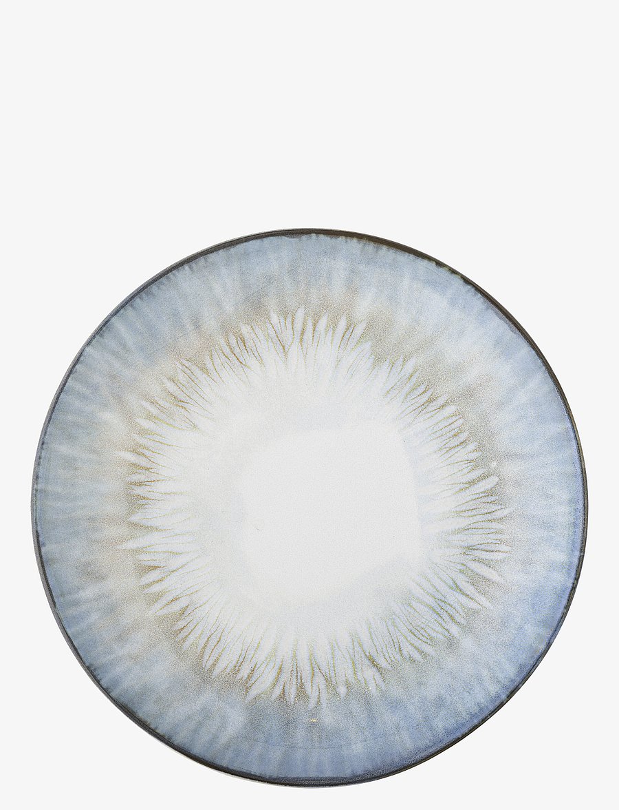 Bloomingville - Calen Plate - die niedrigsten preise - blue - 2