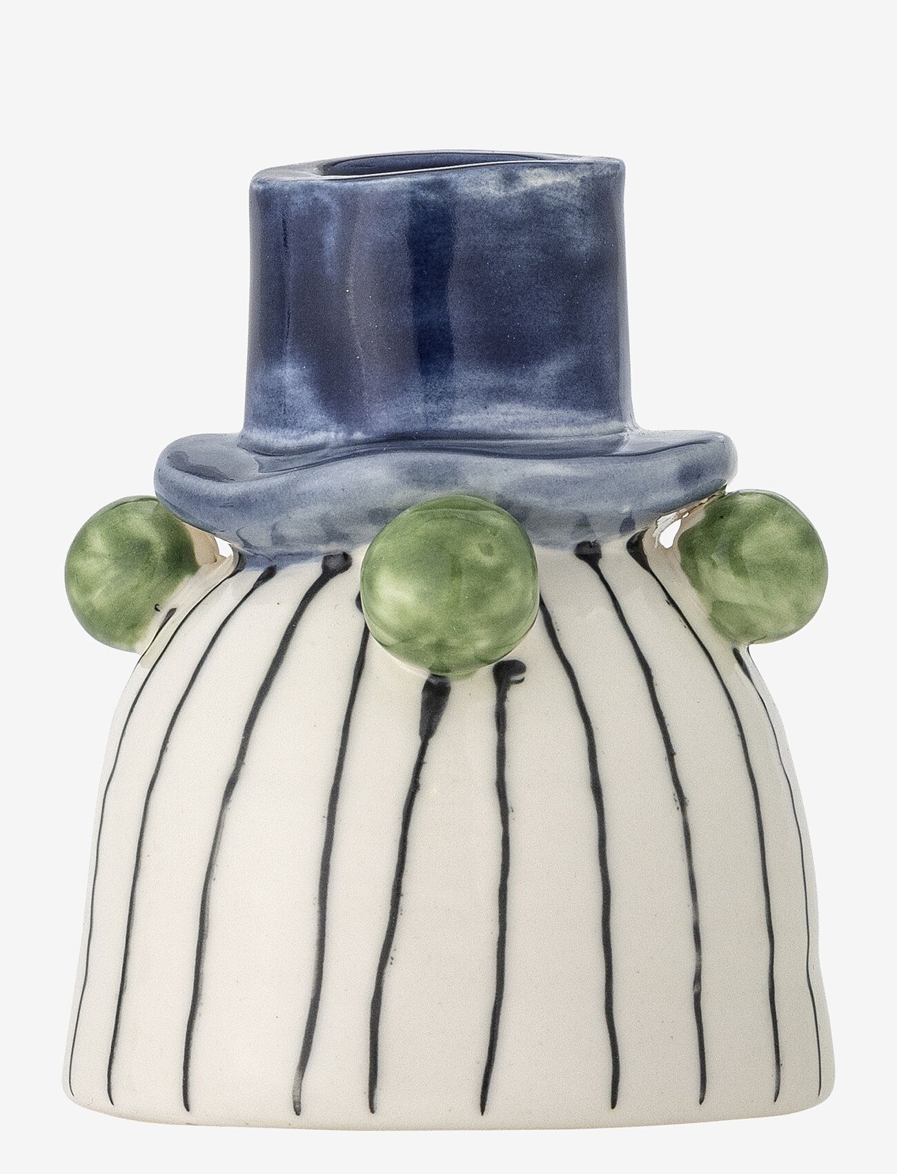 Bloomingville - Tacana Candle Holder - blue - 0