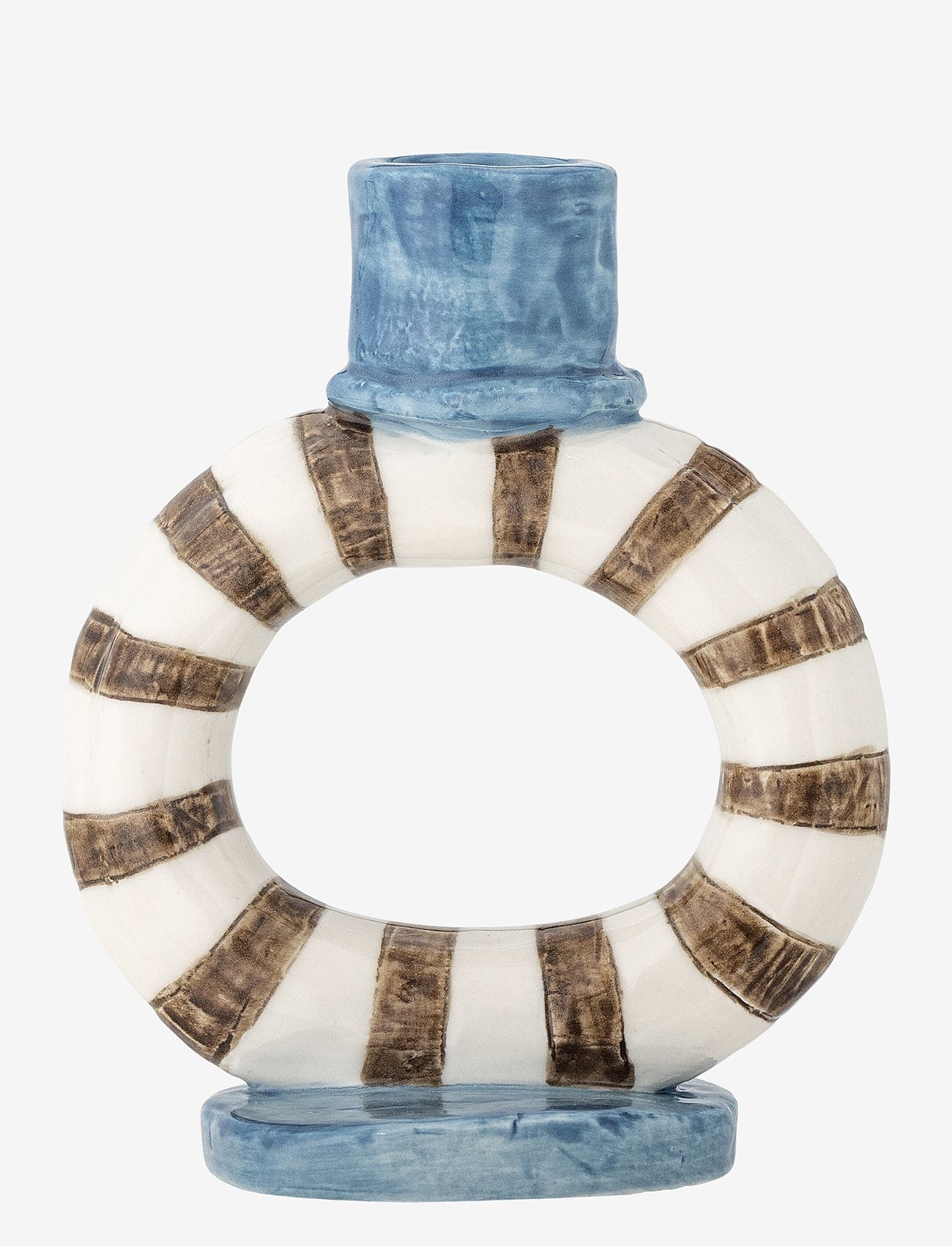Bloomingville - Tacana Candle Holder - blue - 0