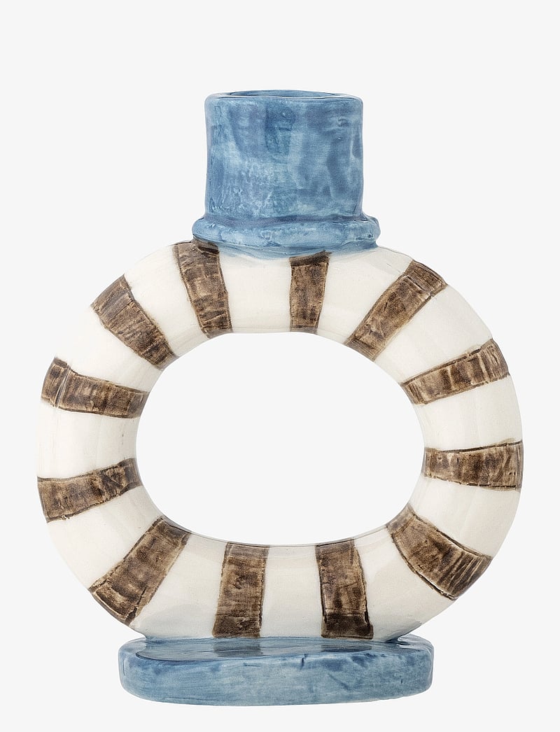 Bloomingville - Tacana Candle Holder - kerzenständer - blue - 1
