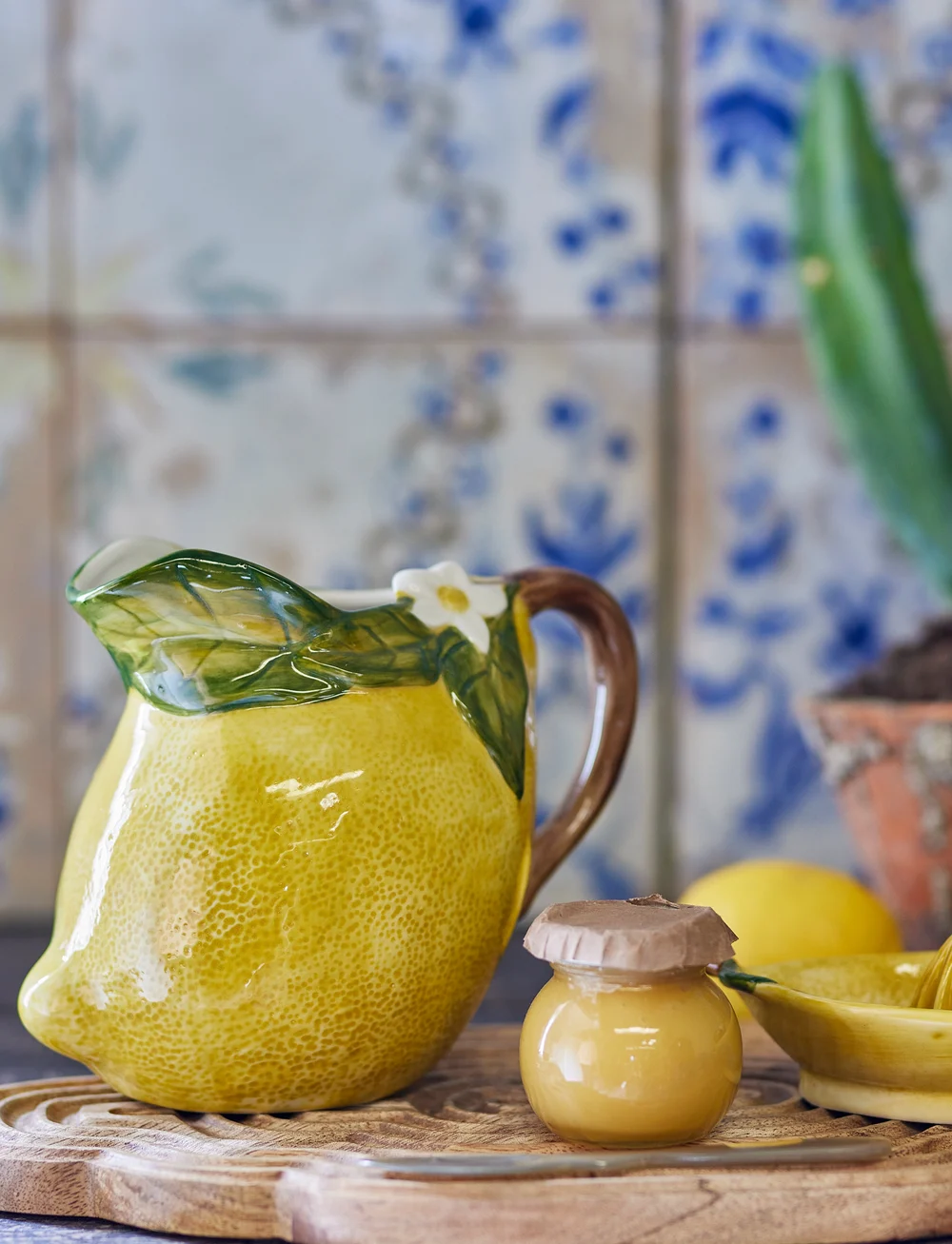 Bloomingville - Limone Jug - wasserkaraffen - yellow - 4