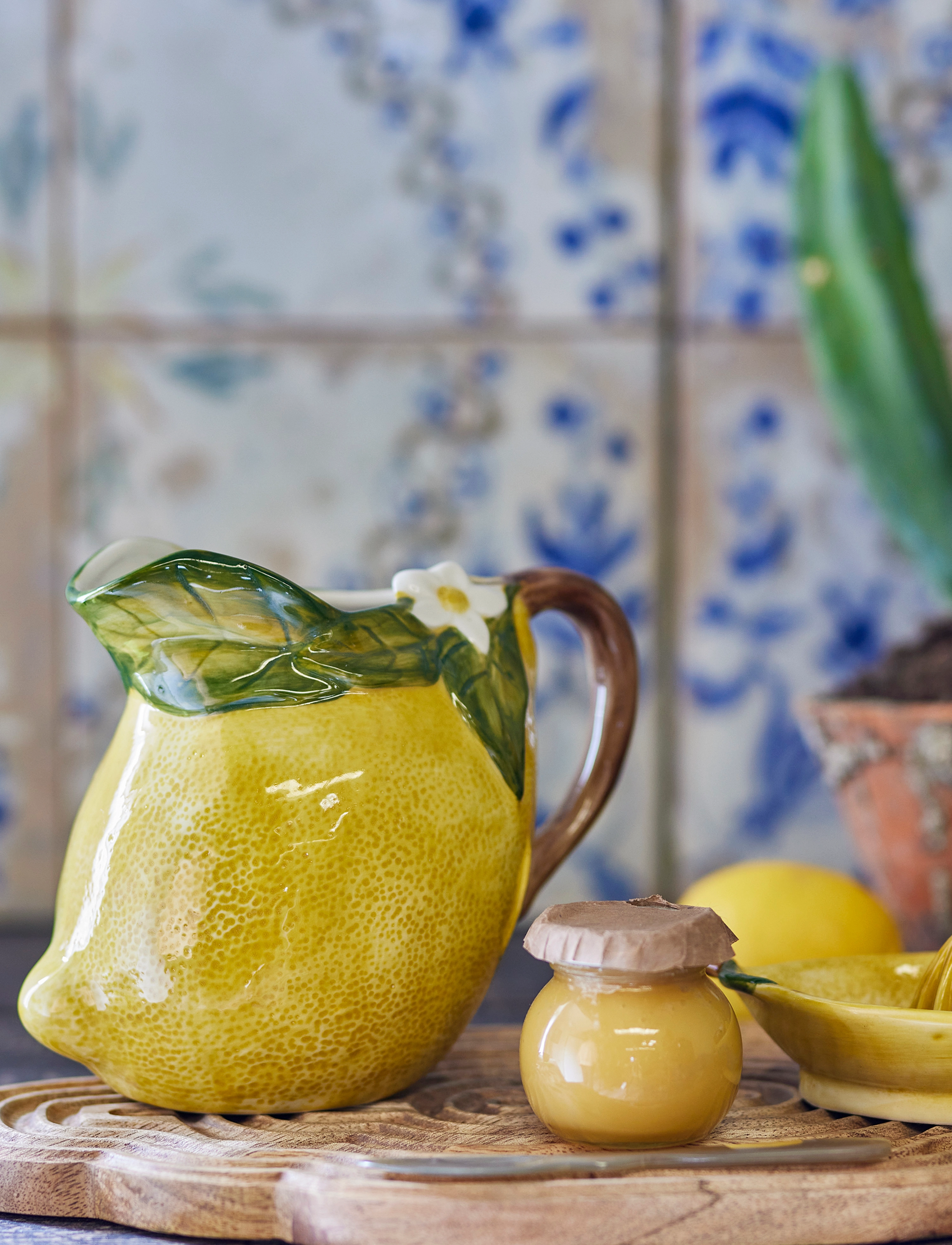 Bloomingville - Limone Jug - die niedrigsten preise - yellow - 4