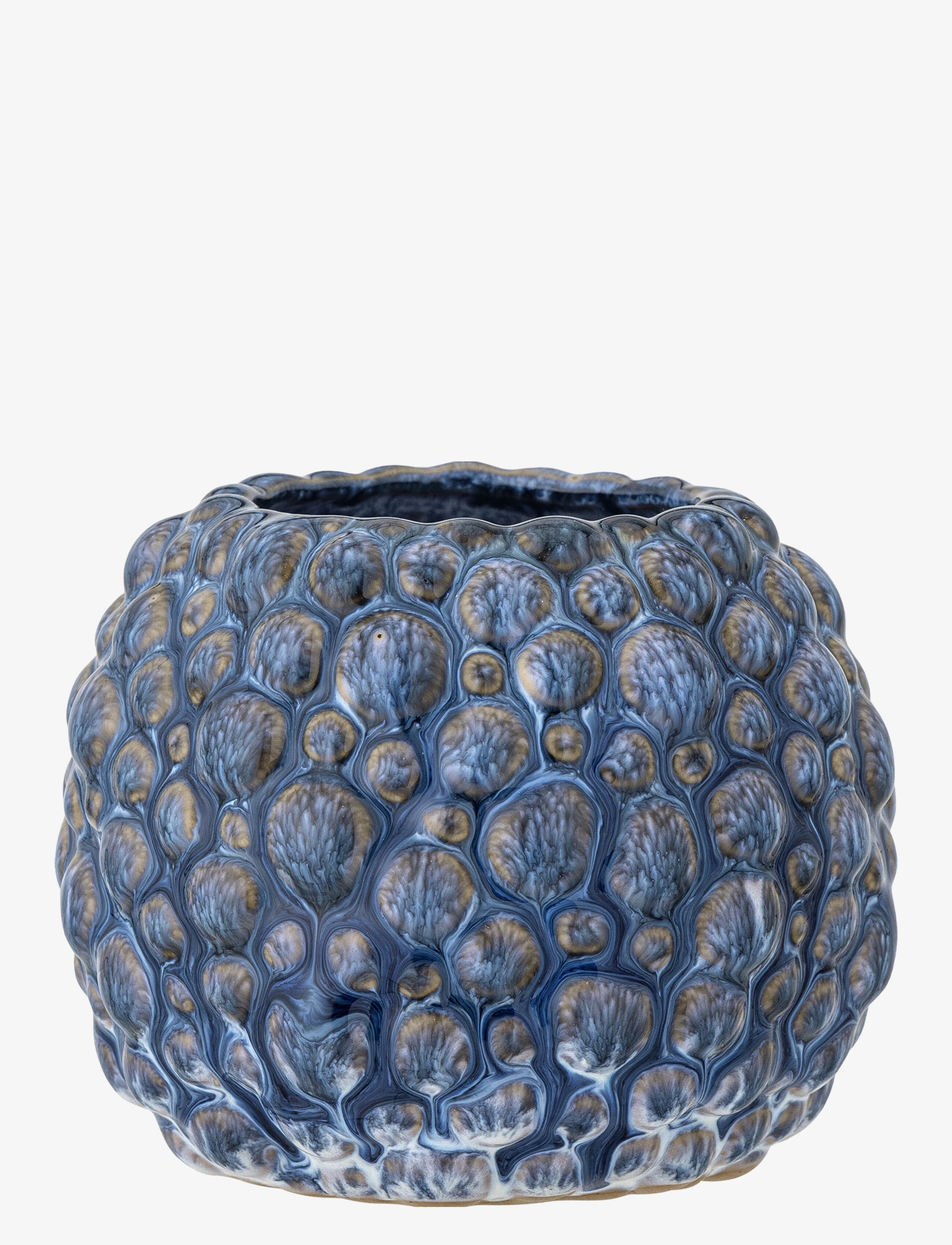 Bloomingville Susannah Flowerpot, Lille vase, Blå, Str: Ø 12 cm