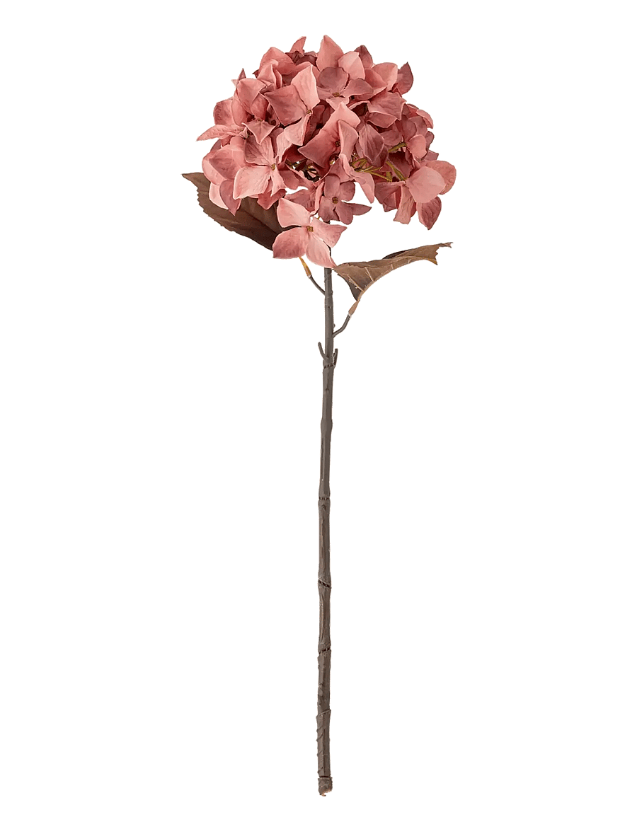Bloomingville - Hydrangea Stem - valentinstaggeschenke - red - 1