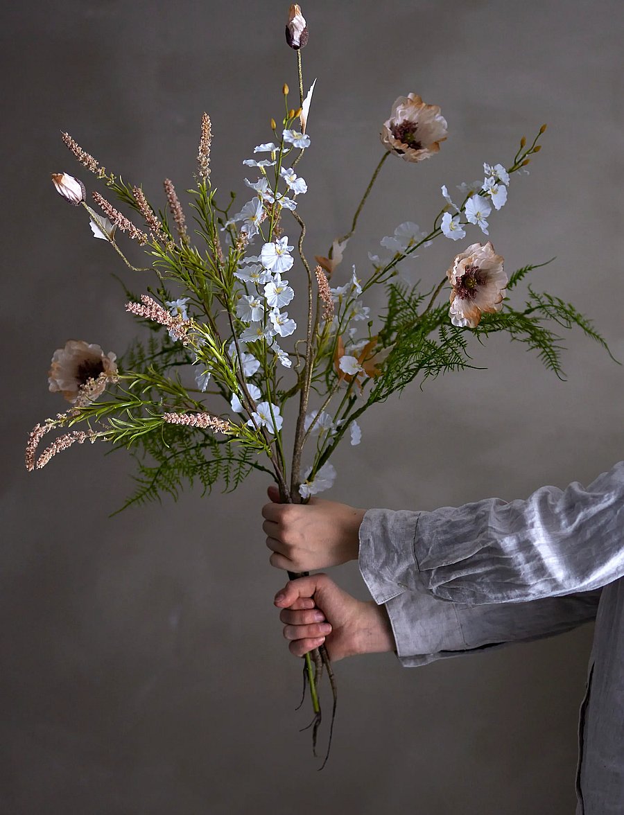 Bloomingville - Poppy Stem - valentinstaggeschenke - cream - 0