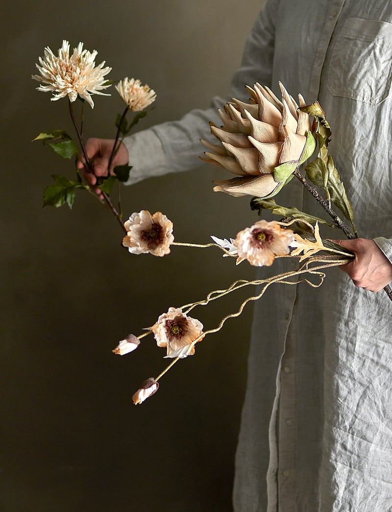 Bloomingville - Chrysantemum Stem - valentinstaggeschenke - cream - 0