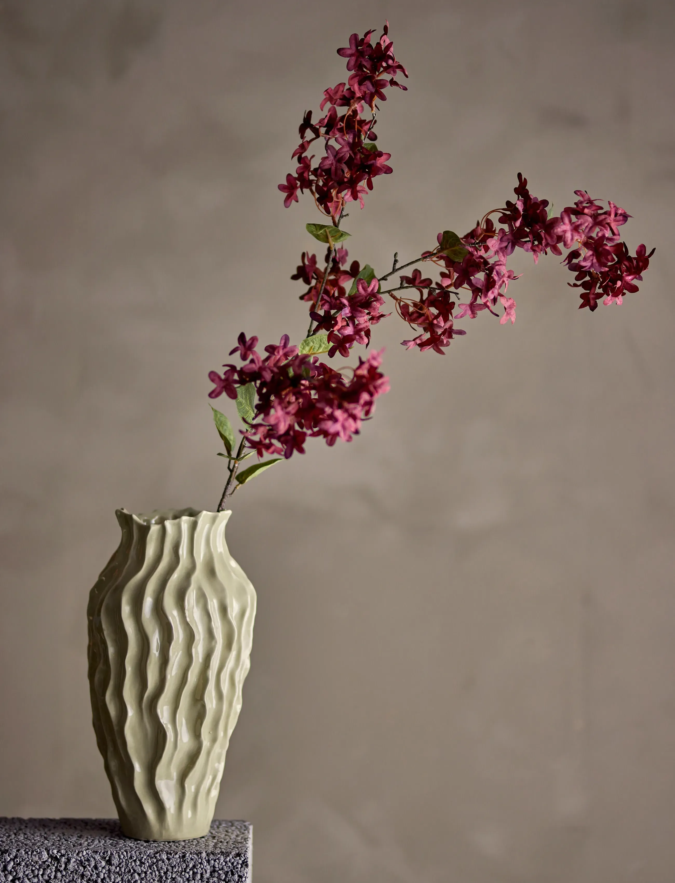 Bloomingville Myrtle Stem, H100 cm, Decoration, Lila - Dried & Fake Flowers, Homeware