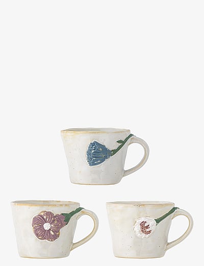 Bloomingville Loua Cup - Tassid ja kruusid - GREY / multi