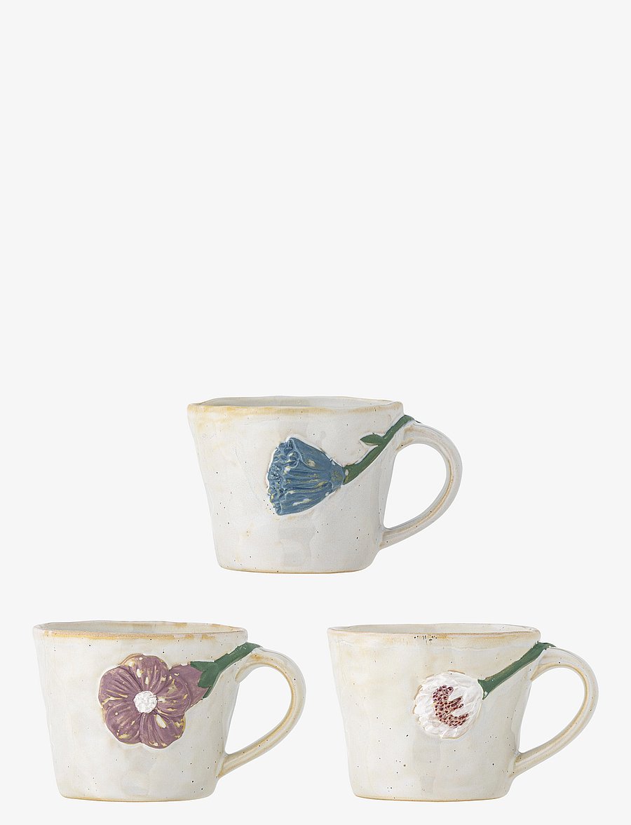 Bloomingville - Loua Cup - teetassen - grey - 0