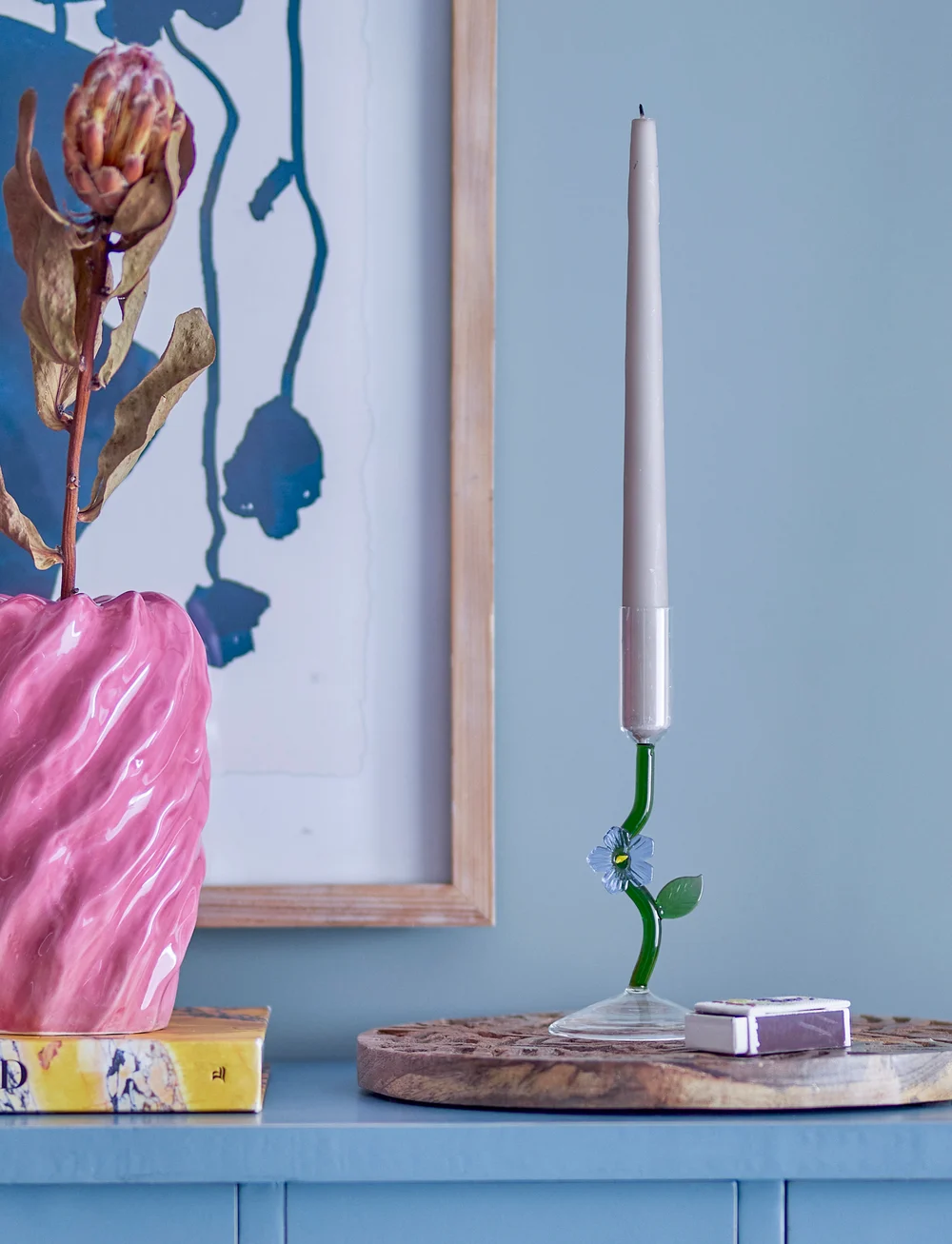 Bloomingville - Vesper Candle Holder - shop by price - purple - 2