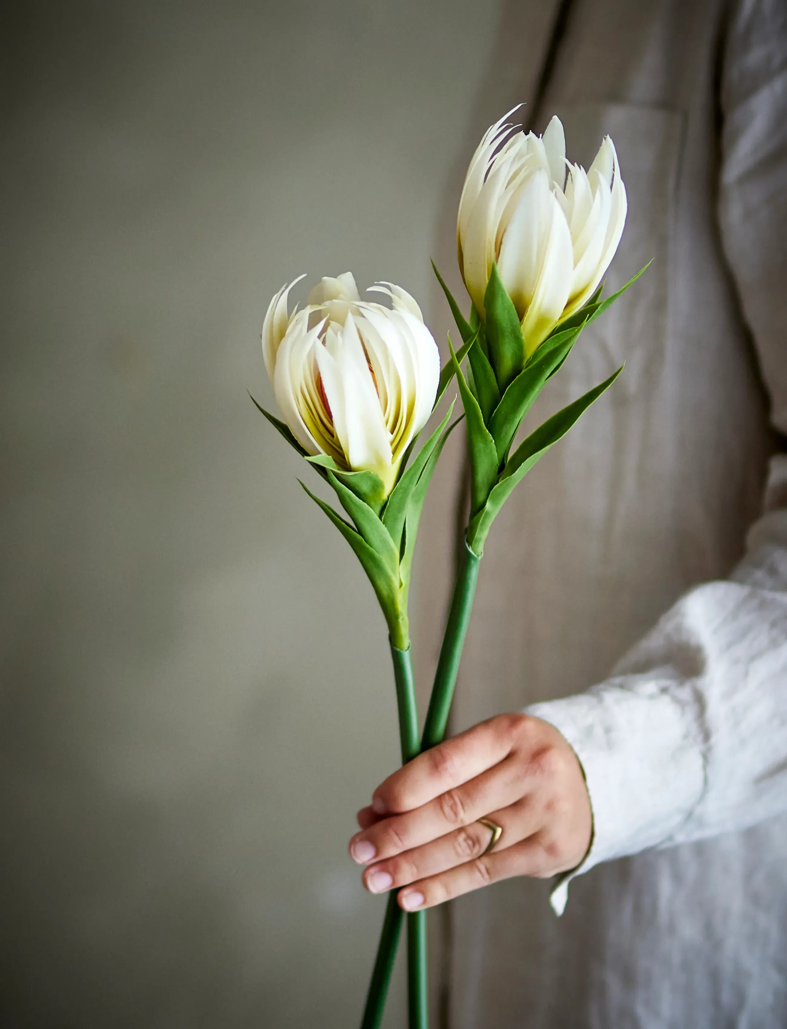 Bloomingville - Lily Stem - valentinsgaver - white - 3