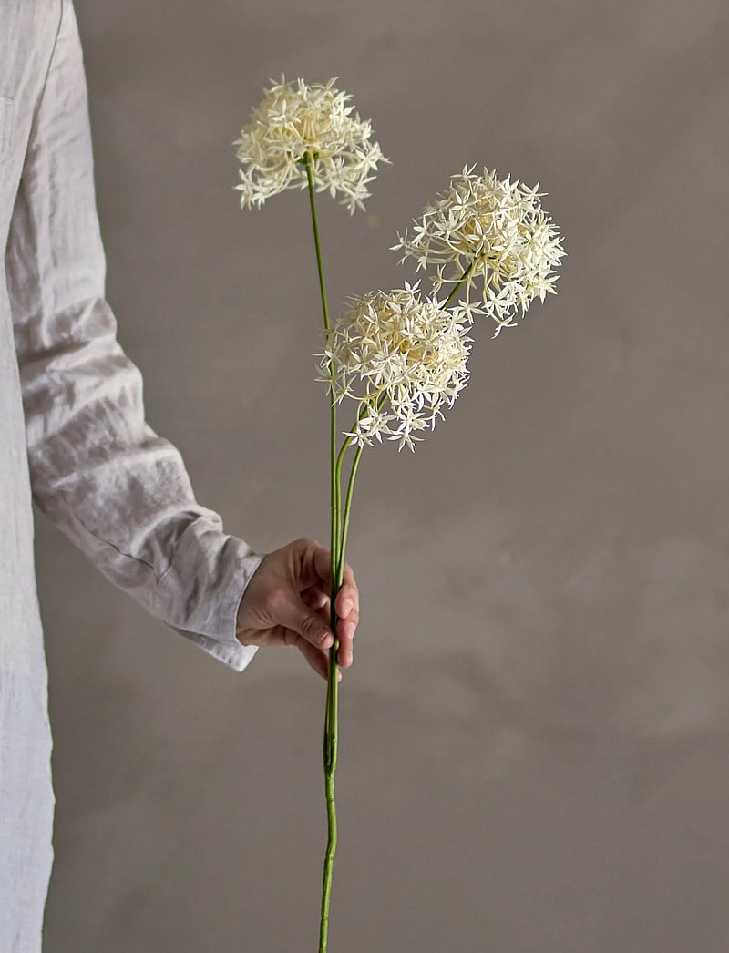 Bloomingville - Allium Stem - valentinstaggeschenke - white - 0