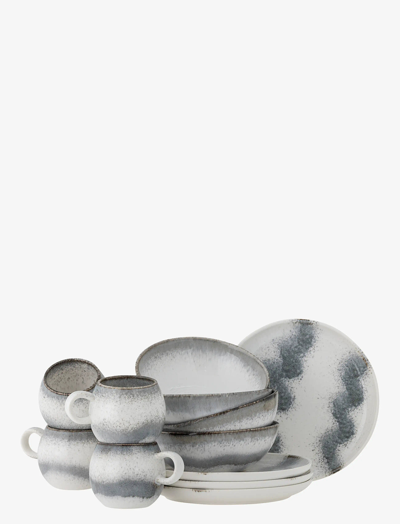 Bloomingville - Paula Breakfast Set - køb efter pris - grey - 0