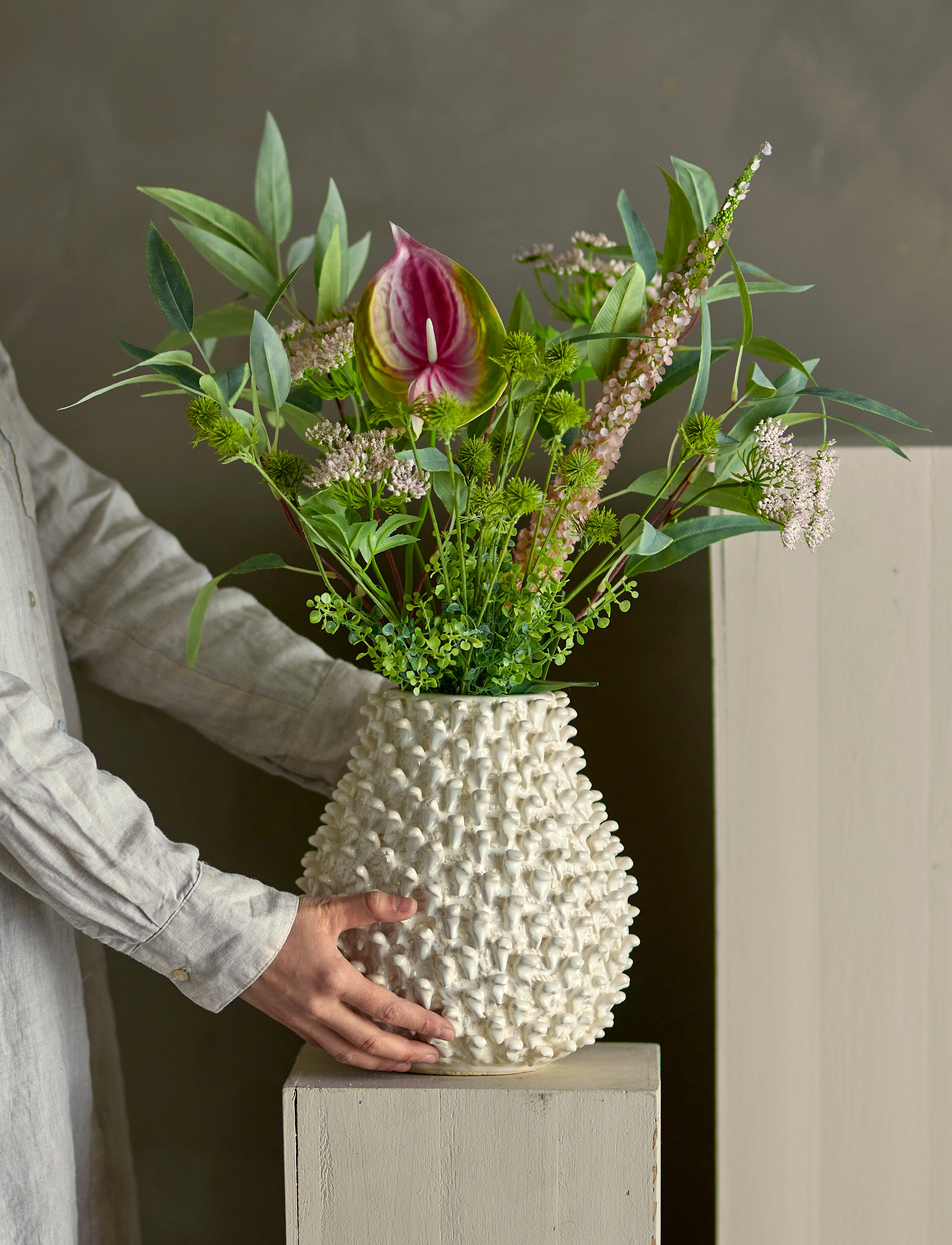 Bloomingville Blush Bouquet, Ø 30 cm, Decoration, Mehrfarbig/gemustert - Paper Flowers, Homeware