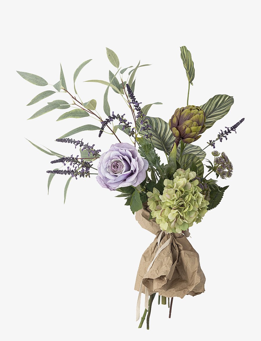 Bloomingville - Whisper Bouquet - kuivatatud lilled - purple - 0