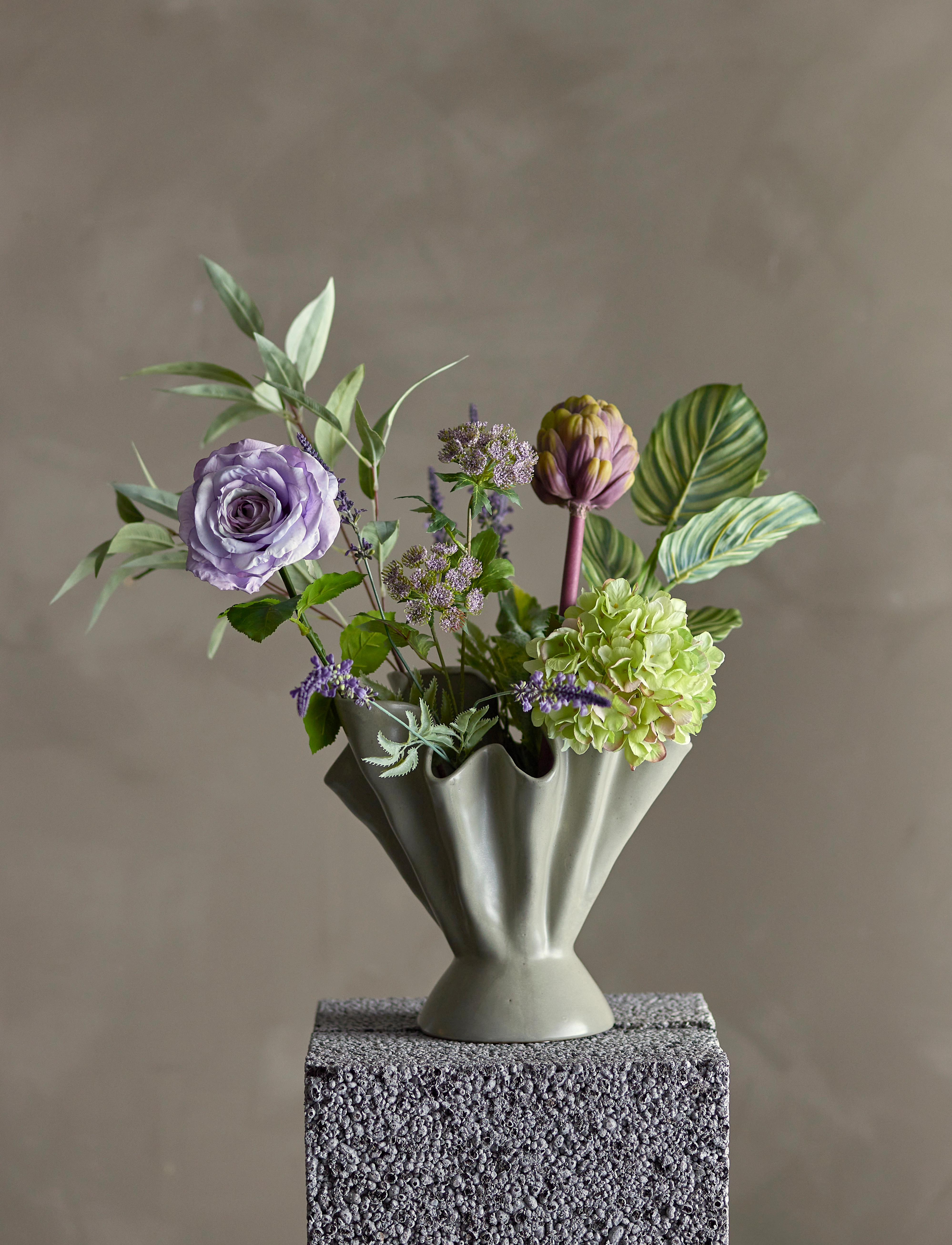 Bloomingville Whisper Bouquet, Ø 30 cm, Decoration, Mehrfarbig/gemustert - Paper Flowers, Homeware
